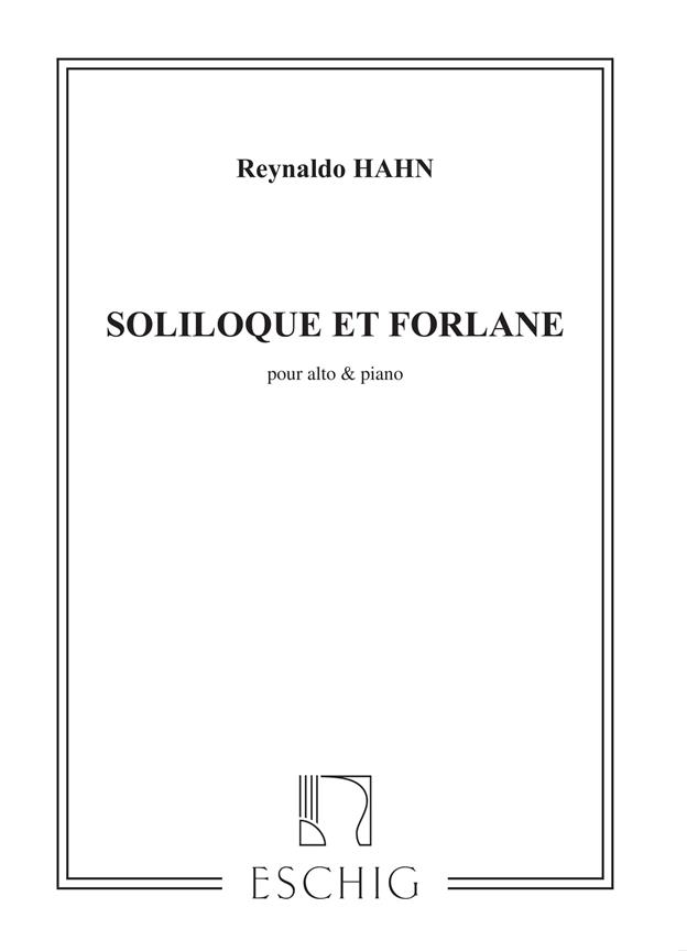 Soliloque - Alto + Piano